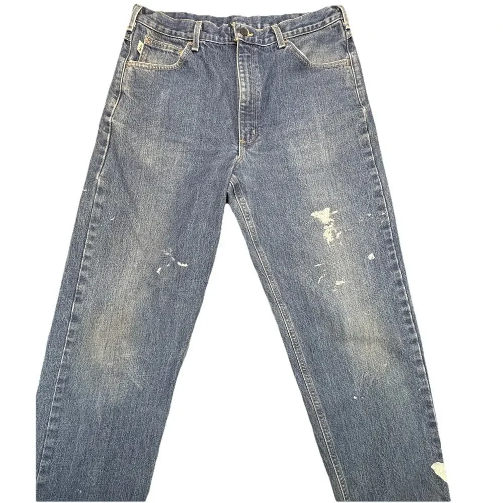 Carhartt FRB160 Flame Resistant Jeans 36X36 Relaxed Fit FR Denim Cat 3 Work Pant - Picture 13 of 14